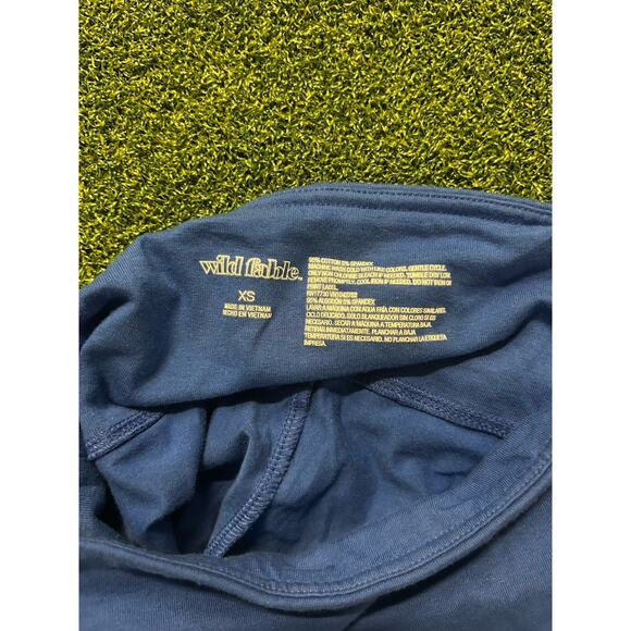 Wild Fable blue high-waisted shorts Gym Shorts Girls Size XS - Picture 5 of 5